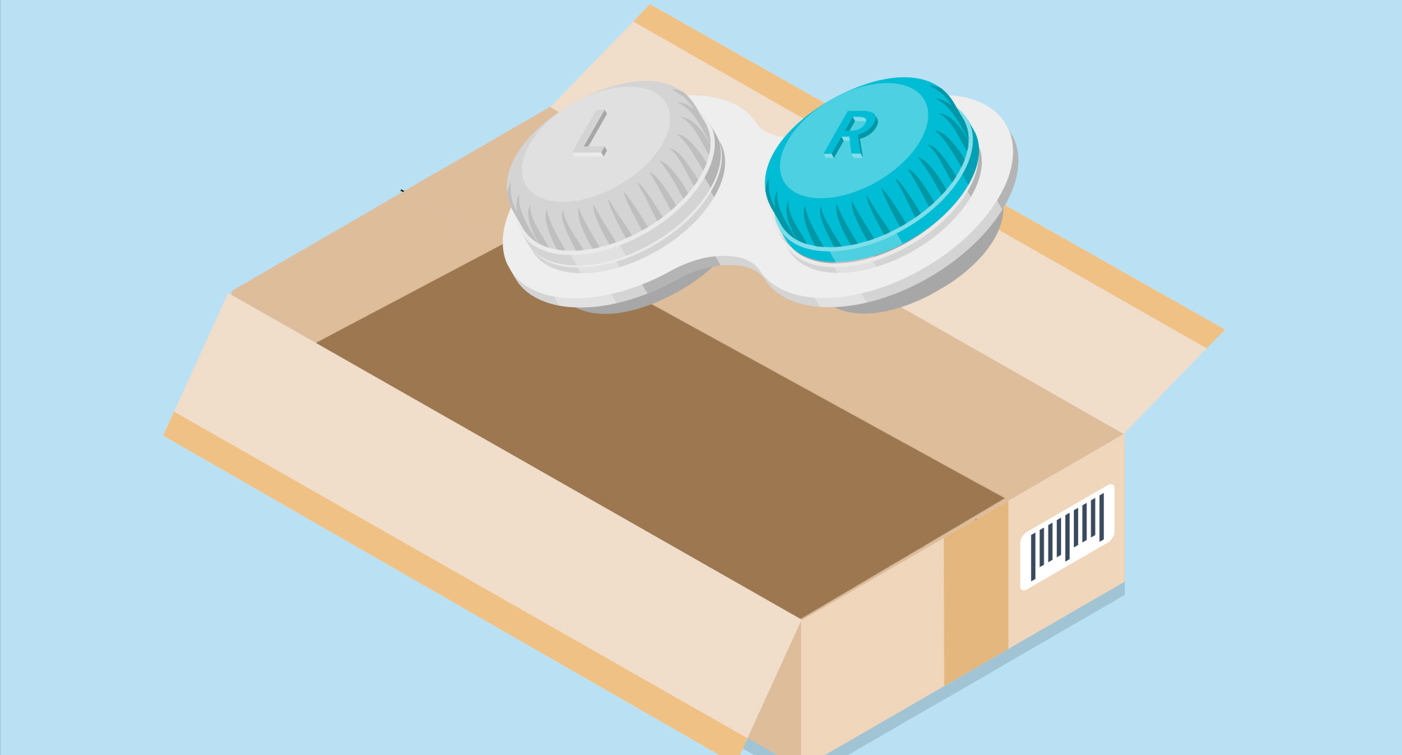 Contact lens shipment Contact lens shipment
